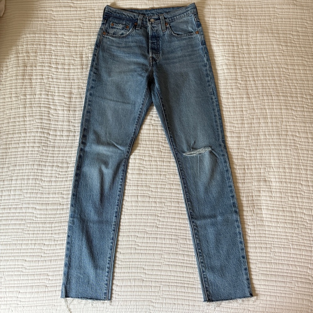 Levi's Classic Blue 501 Skinny Jeans